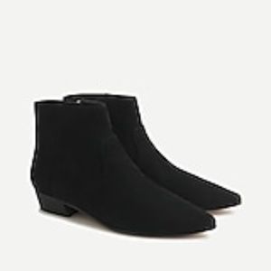 NEW WITH TAGS J CREW SUEDE ANKLE  BOOTS 6.5